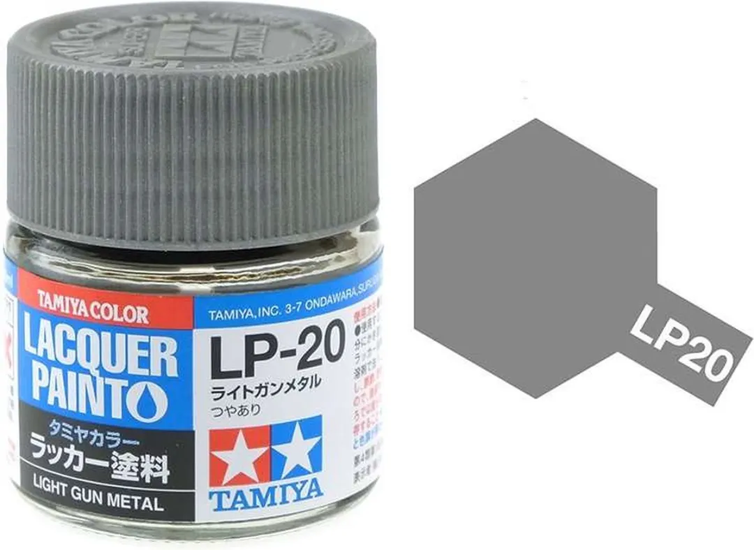 Tamiya LP-20 Hell Gun Metal Enamel Verf 10ml