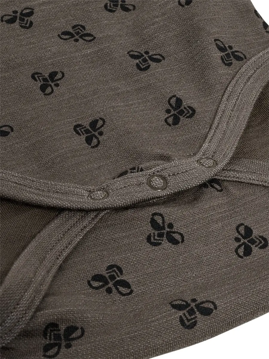 Hummel Kinder Bodys Bambo Body Ls 220569 Major Brown-92
