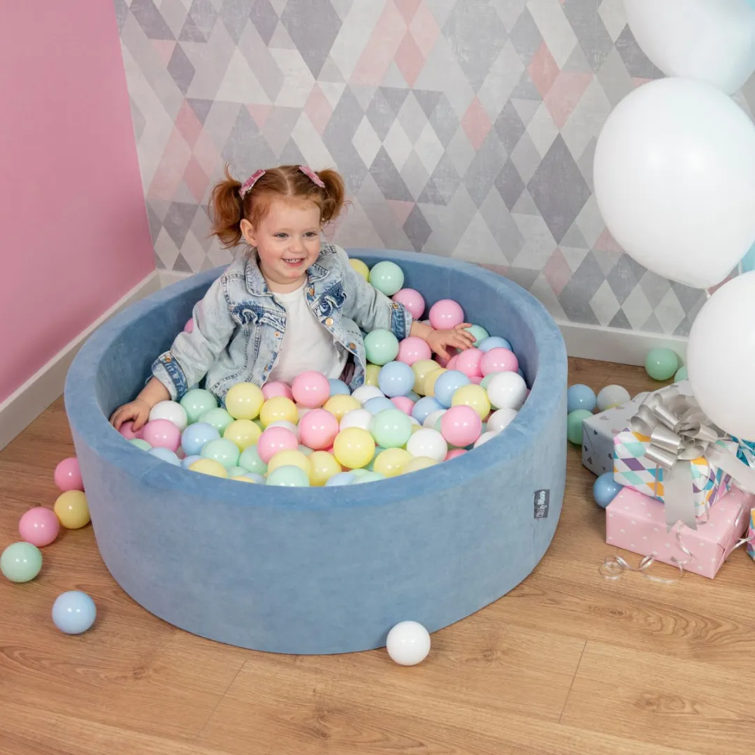 KiddyMoon Kinderballen 700 Stuks 7cm - Pastel Beige/Zalm/Wit