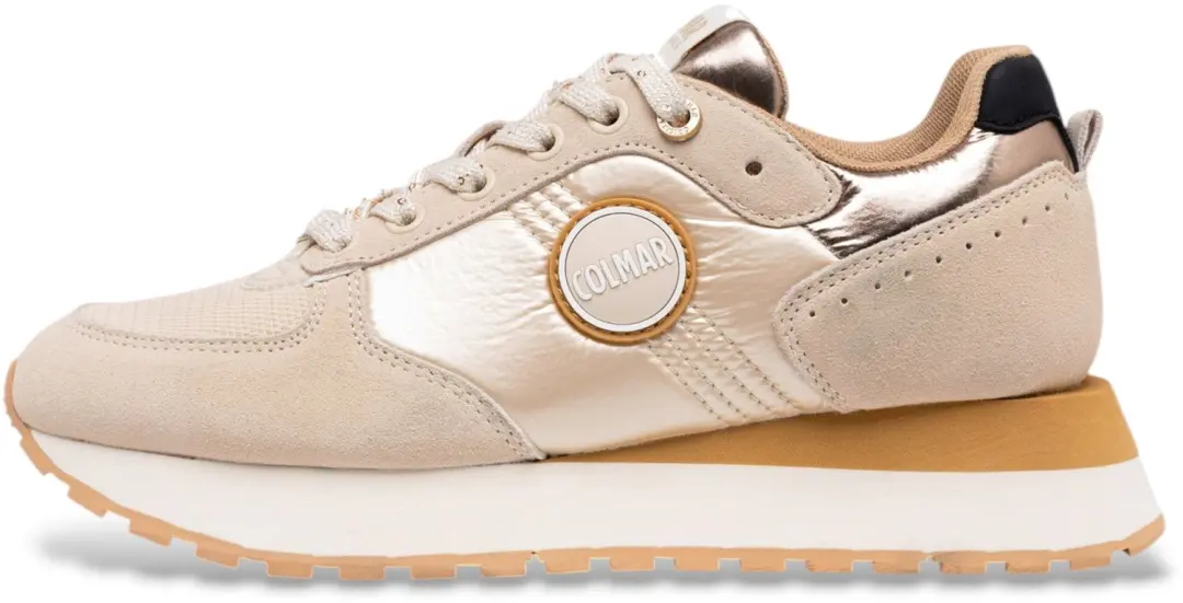Colmar Beige suède Travis Authentic sneakers