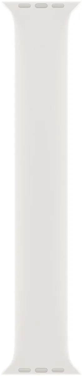 Apple Siliconen Smartwatchband Wit - 44/45/46/49mm
