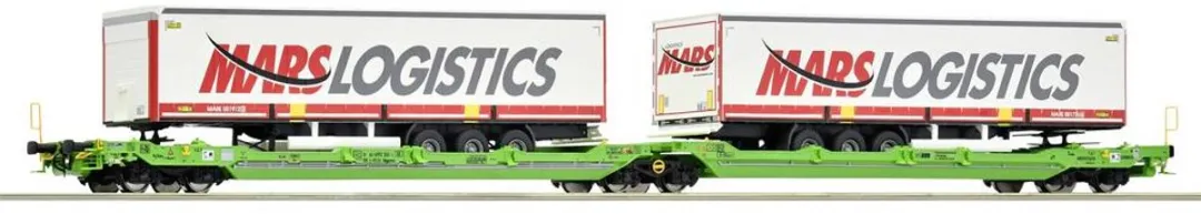 Roco H0 Dubbeltasje-Gelede Wagon T3000e CFL Cargo