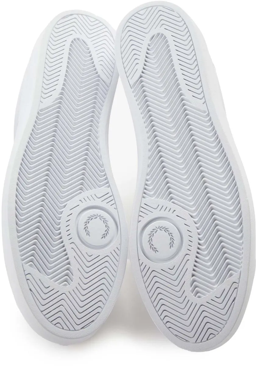 Fred Perry Spencer Leather Sneakers - Wit - afbeelding 2 van 6