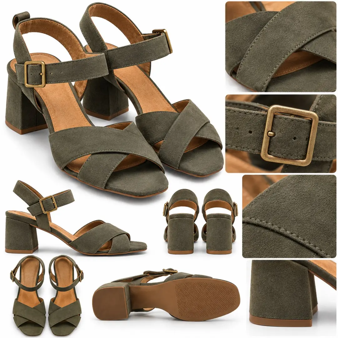 s.Oliver Dames Sandalen met Blokhak