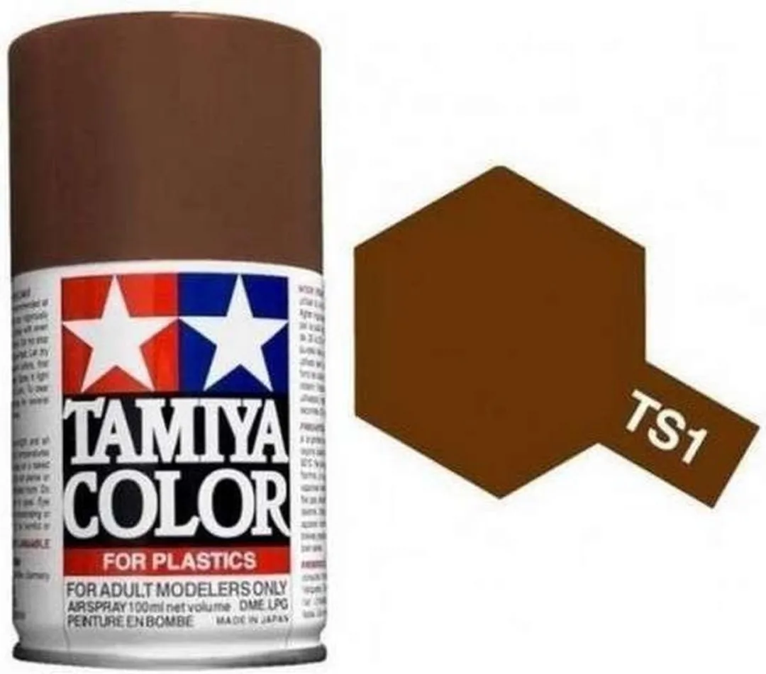 Tamiya TS-1 Red Brown Acryl Spray 100ml