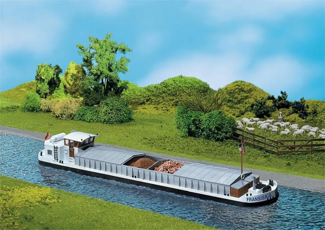 Faller Riviervrachtschip H0 Modelbouwset - Neutral