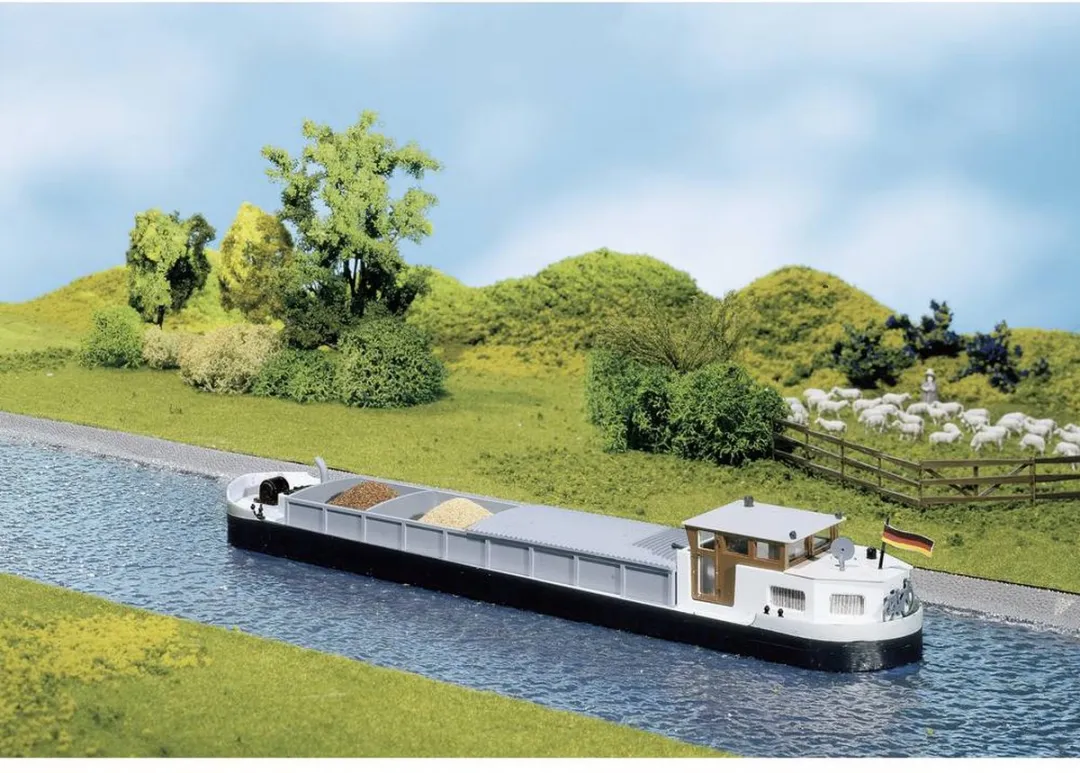 Faller Riviervrachtschip H0 Modelbouwset - Neutral