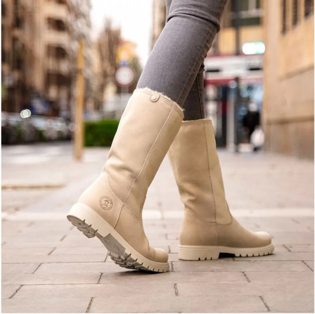 Panama Jack Bambina B129 Nobuck Laarzen - Beige - afbeelding 2 van 6