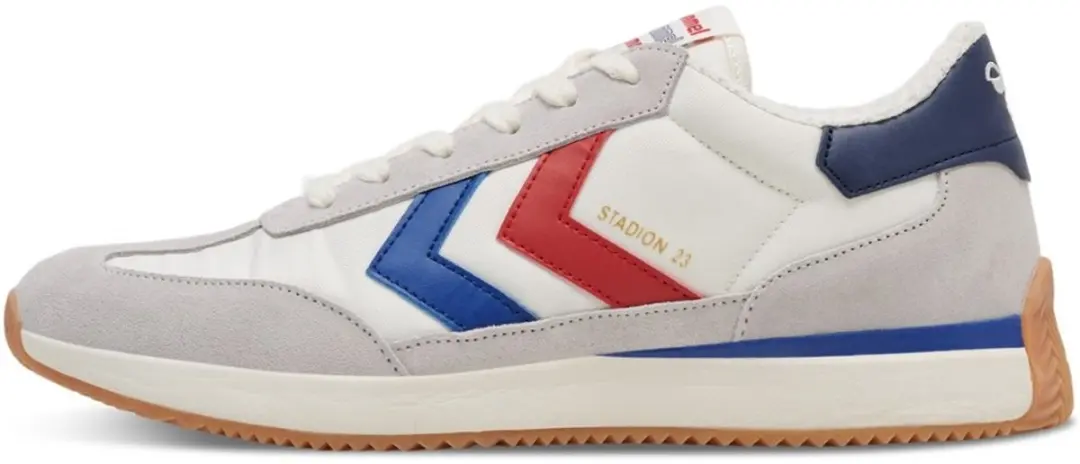 Hummel Sneaker flach Stadion 23 White/Blue/Red-36