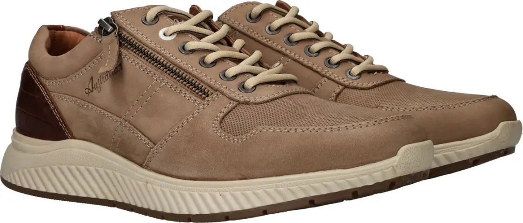 Australian Hurricane Nubuck Heren Sneakers - Beige - afbeelding 4 van 6