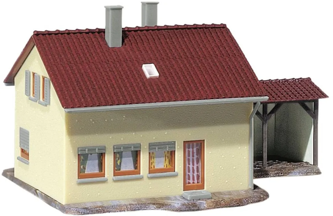 Faller H0 Buitenhuis Met Uitbouw Fa131358 - Neutral