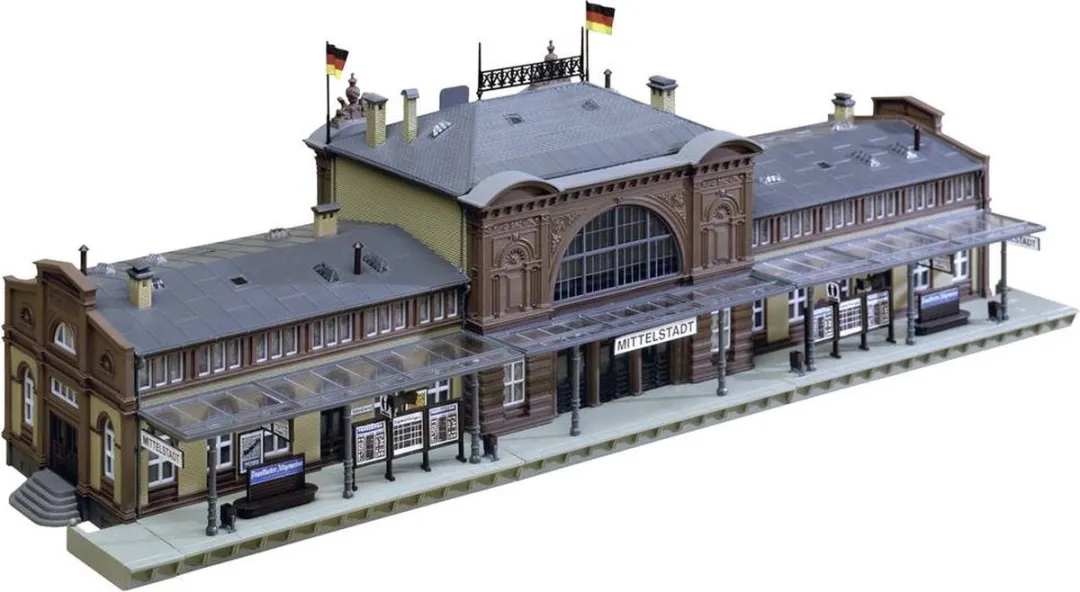 Faller Station Mittelstadt H0 Straatdecoratie - Neutral