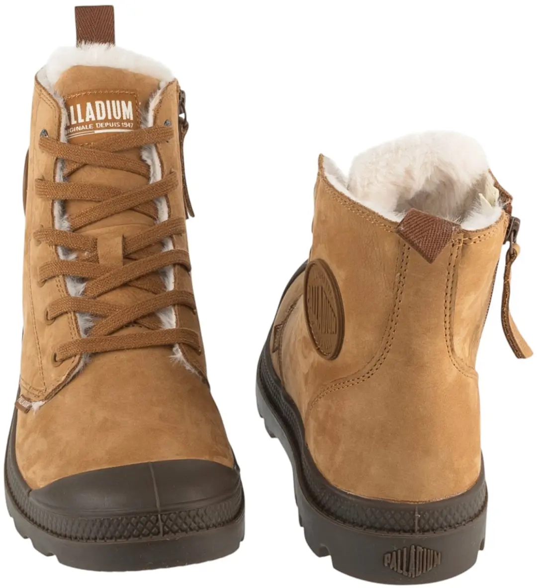 Palladium Pampa Hi Zip WL Heren Laarzen - Bruin - 41.5 - afbeelding 5 van 5
