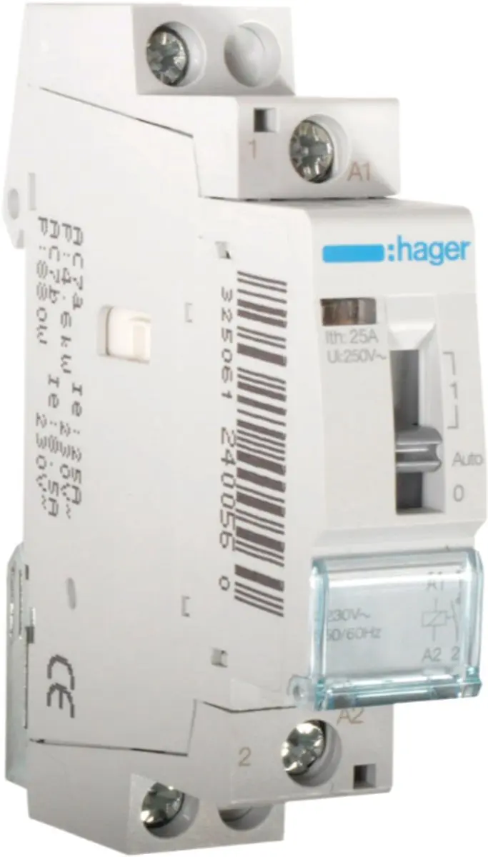 Hager ESC125S HAG MAGN-SCH.25A 1M S 230VAC