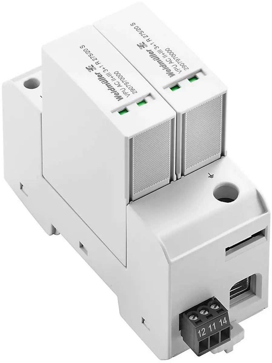 Weidmüller VPU AC II+III 2907970000 Overspanningsafleider - 275V - afbeelding 2 van 2