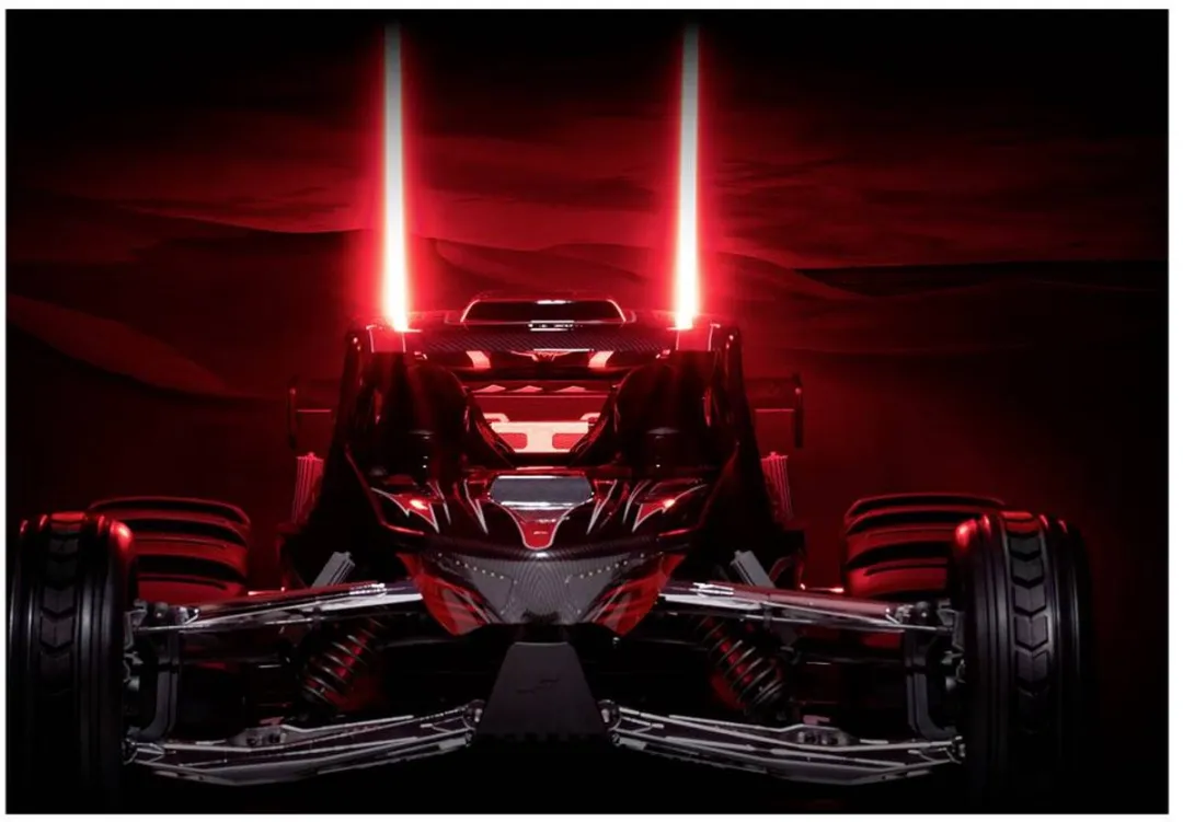 Traxxas Funco Pro Scale Sand Car Rood TRX109076-4-RED