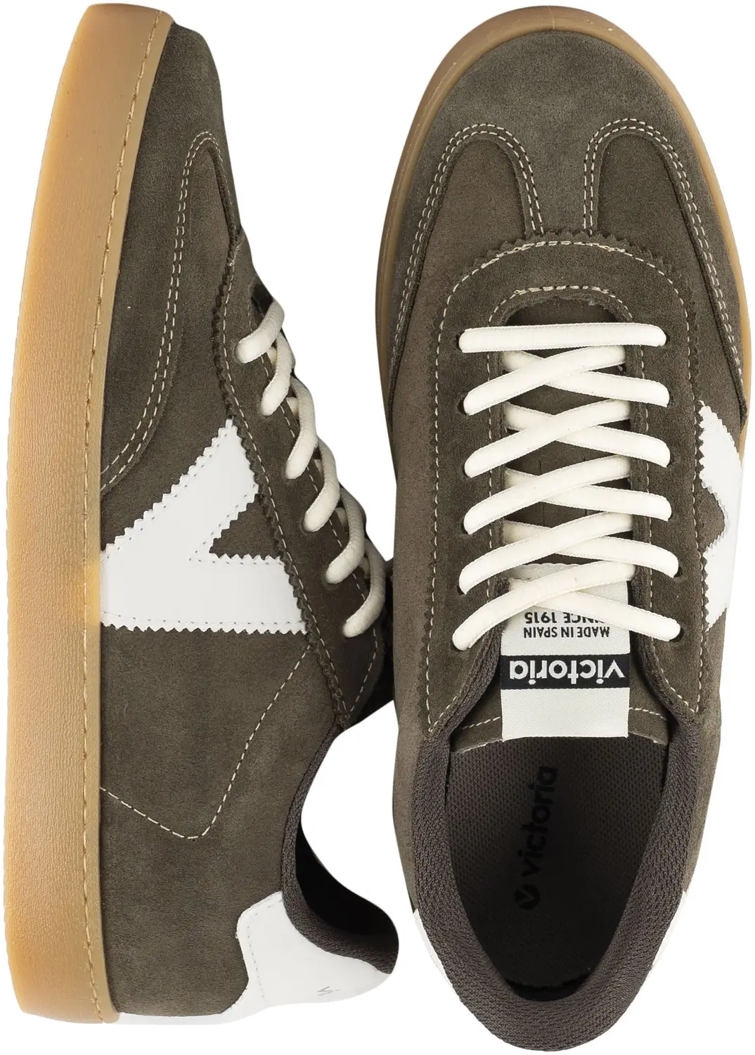 Victoria Baskets Basse en Cuir - Marron - afbeelding 6 van 6