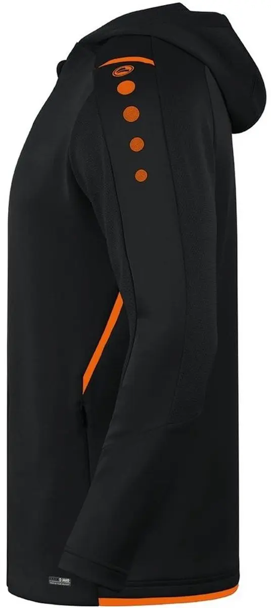 JAKO Challenge Capuchonjas - Zwart - 4XL - afbeelding 5 van 5