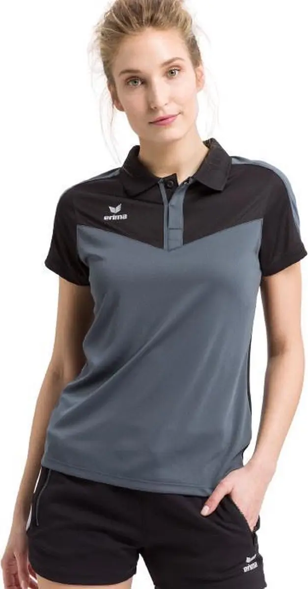 Erima Squad Polo Dames - Zwart - afbeelding 6 van 6
