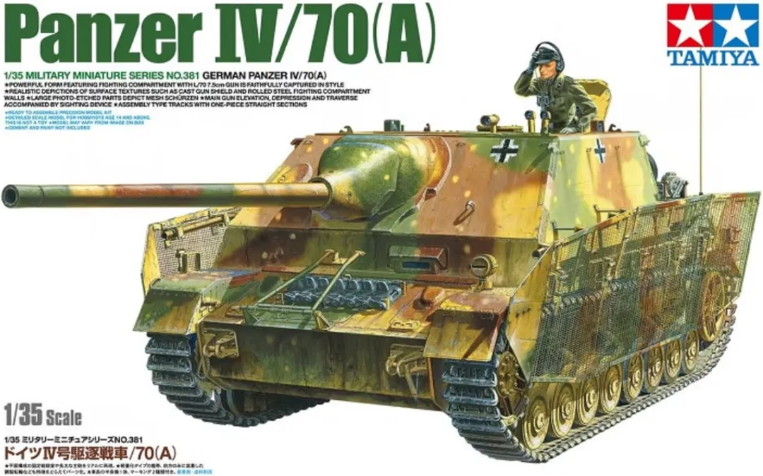 Tamiya Jagdpanzer IV/70(A) Sd.Kfz.162/1 Modelbouwpakket 1:35