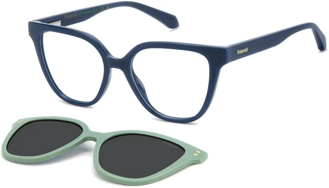 Polaroid Kinderen PLD D852/C Teal 47/15/130 JUNIOR Brilmonturen