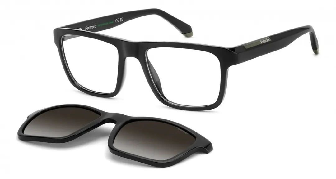 Polaroid PLD D641/C Black 53/19/131.1 MAN Brilmonturen