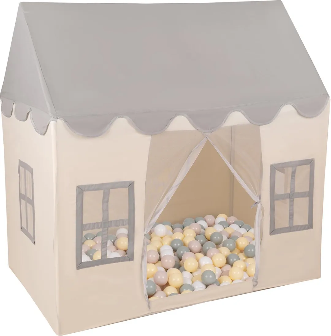 KiddyMoon Kindertent Speelhuisje 200 Ballen