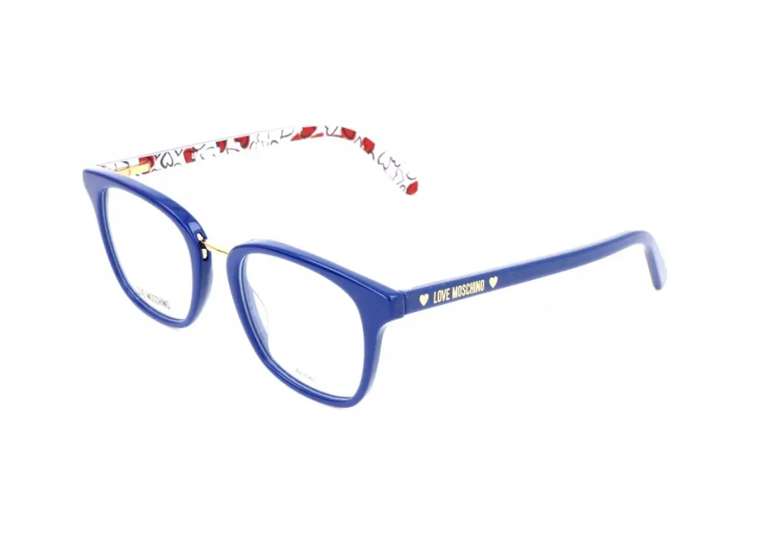 Love Moschino MOL537 Blue 47/19/145 WOMAN Brilmonturen