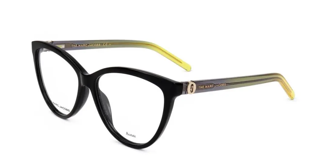 Marc Jacobs MARC 599 Black yellow 54/14/140 WOMAN Brilmonturen