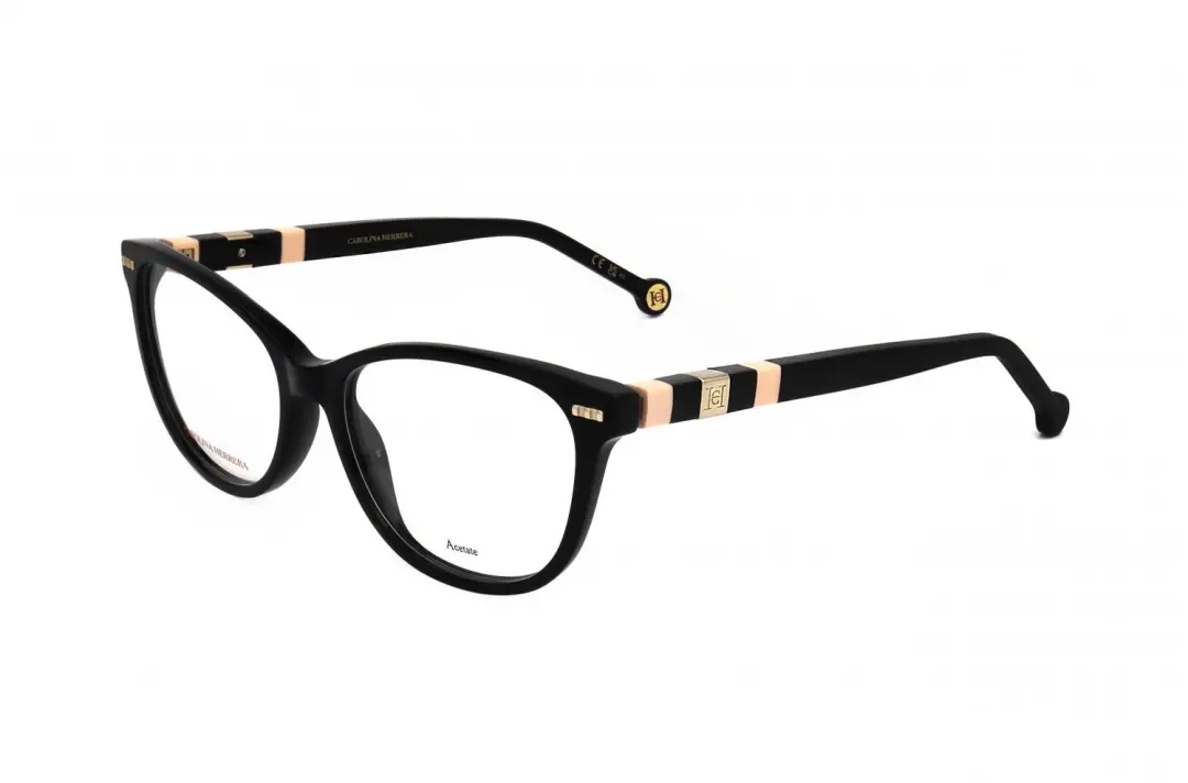 Carolina Herrera CH 0048 Black pink 55/16/145 WOMAN Brilmonturen