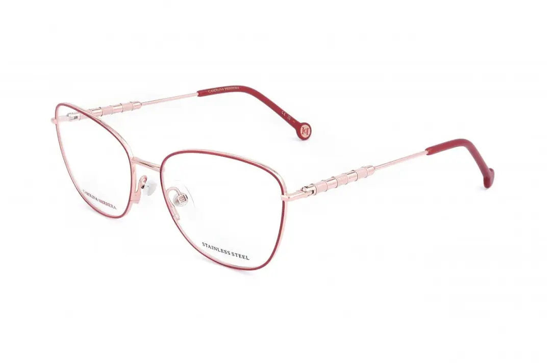 Carolina Herrera HER 0104 Gold red 55/17/145 WOMAN Brilmonturen