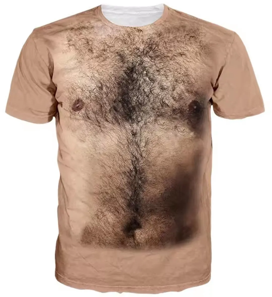 RedParrot Behaard Lichaam Shirt