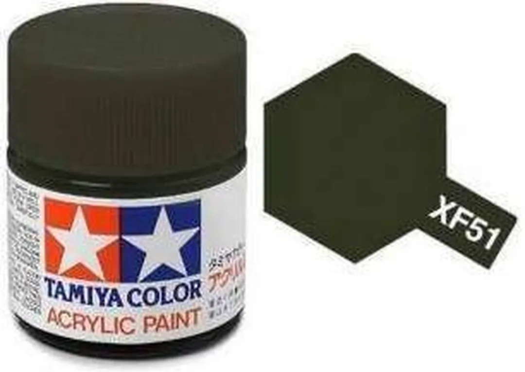 Tamiya XF-51 Khaki Drab Acrylverf 23ml