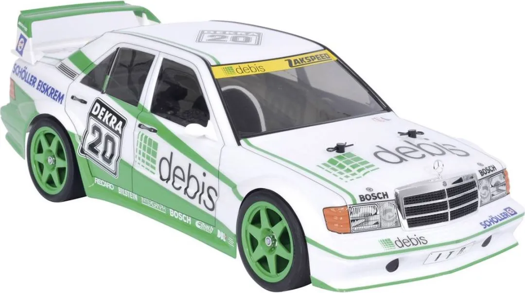 Tamiya 1/10 Mercedes-Benz 190 Evo.II Zakspeed 'debis' 58656 - Groen/wit - afbeelding 6 van 6