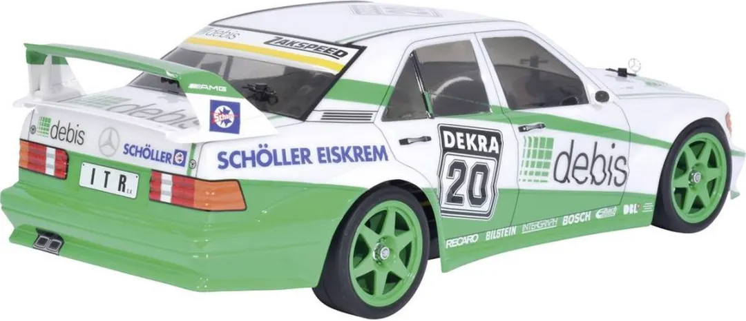 Tamiya 1/10 Mercedes-Benz 190 Evo.II Zakspeed 'debis' 58656 - Groen/wit