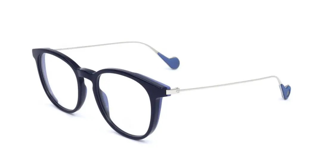 Moncler ML5072 Shiny blue 53/19/145 MAN Brilmonturen