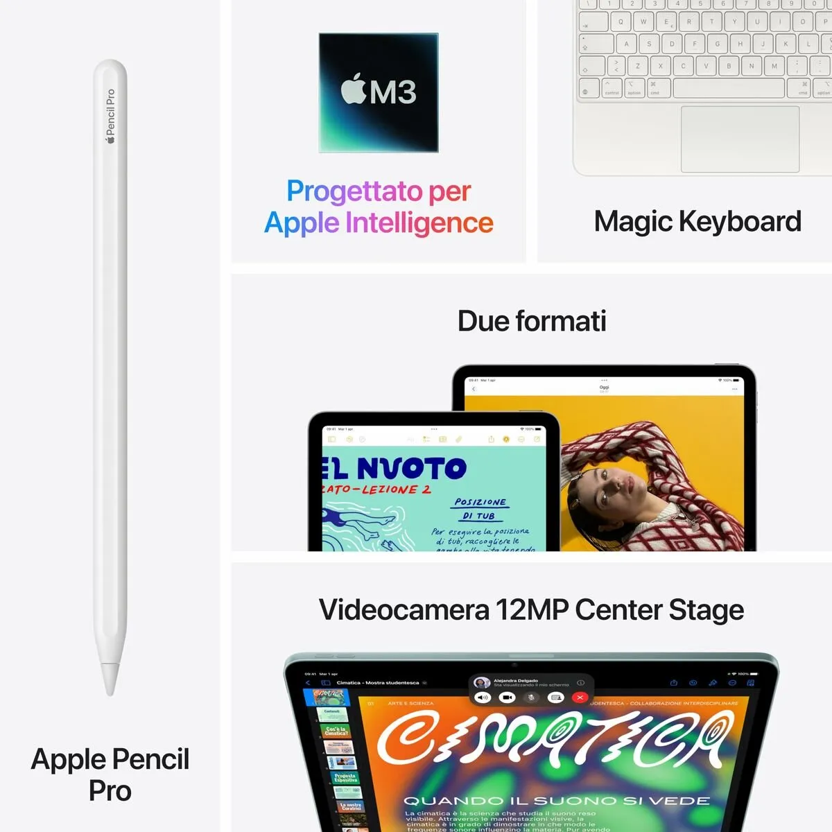 Apple iPad Air M3 13 inch 128GB Wi-Fi Space Grey - afbeelding 6 van 6