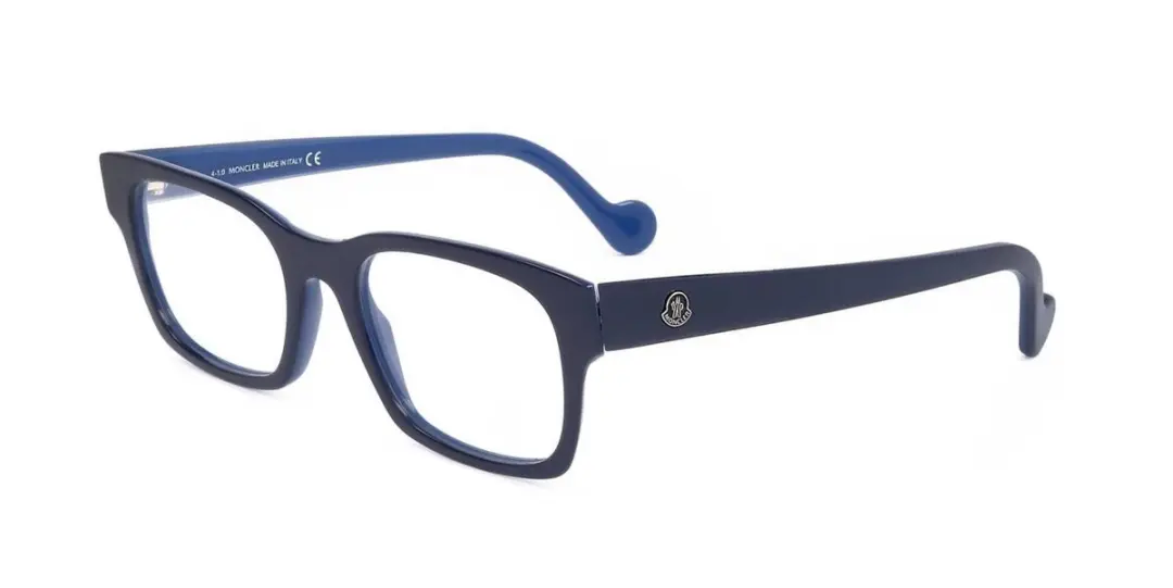 Moncler ML5070 Shiny blue 53/20/150 MAN Brilmonturen