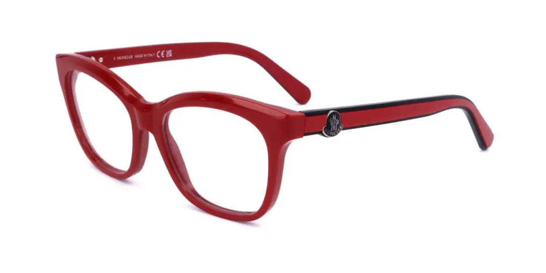 Moncler ML5183 Shiny red 53/16/140 WOMAN Brilmonturen