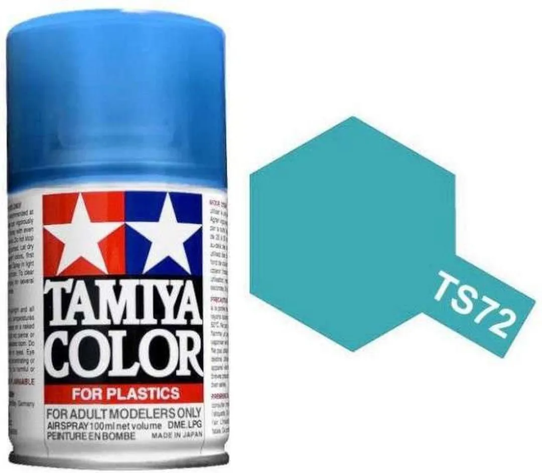 Tamiya TS-72 Clear Blue Acryl Spray 100ml
