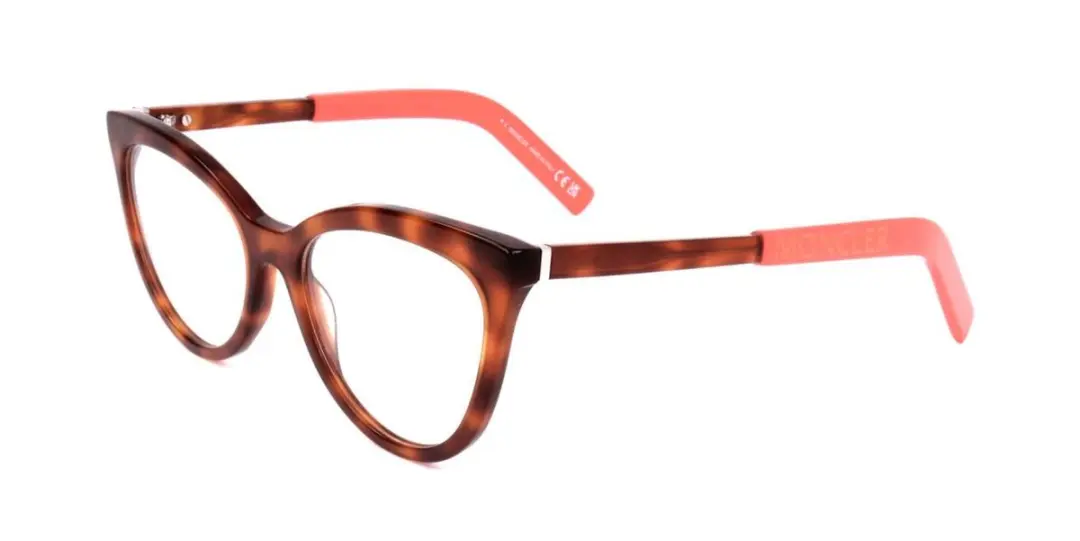 Moncler ML5208 Dark havana 53/17/140 WOMAN Brilmonturen