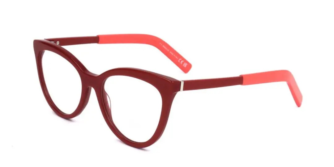 Moncler ML5208 Shiny red 53/17/140 WOMAN Brilmonturen