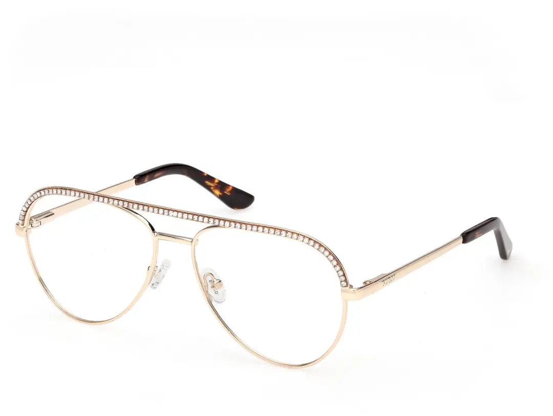 Guess GU50321 Shiny deep gold 56/15/140 WOMAN Brilmonturen