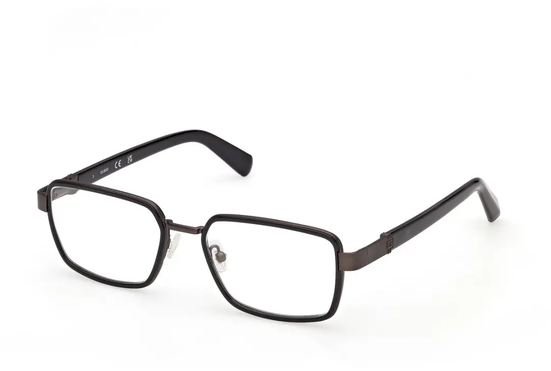 Guess GU50371 Shiny black 54/18/145 MAN Brilmonturen