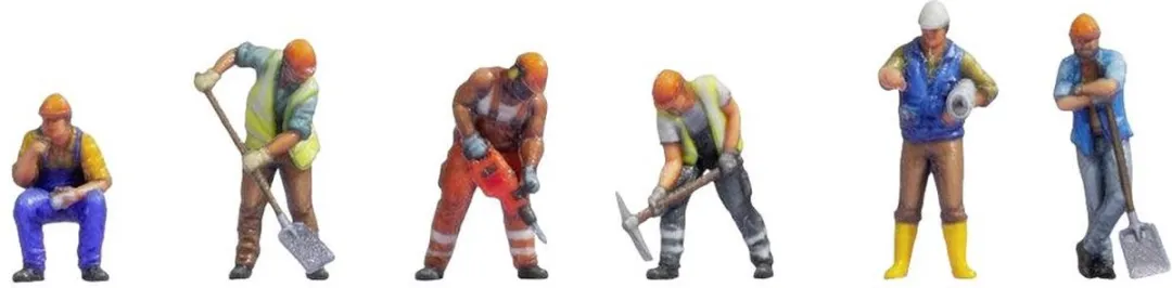 Noch Bouwvakkers Figuur Schaal Z