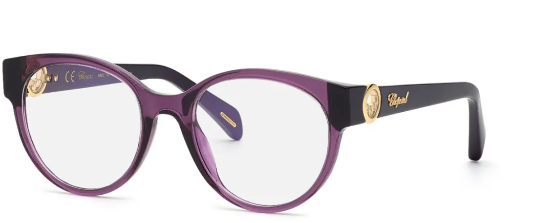 Chopard VCH350S Viola trasparente 53/19/145 WOMAN Brilmonturen
