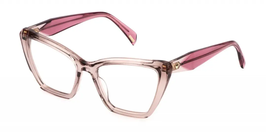 Police VPLP52E Beige trasparente 54/17/140 WOMAN Brilmonturen