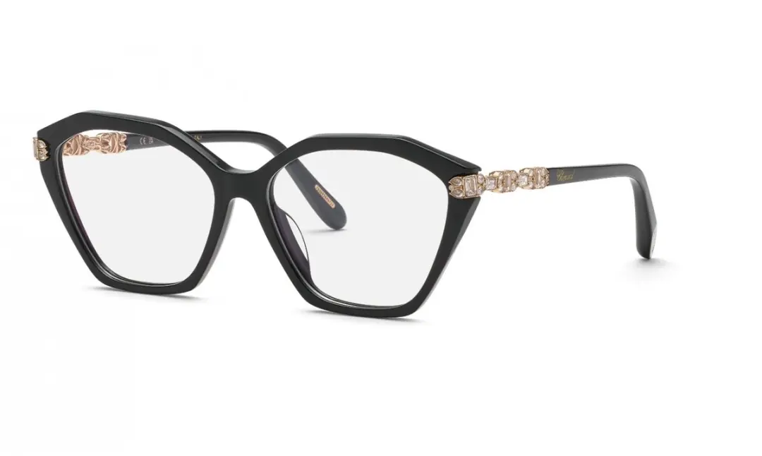 Chopard VCH403S Nero lucido 55/15/145 WOMAN Brilmonturen