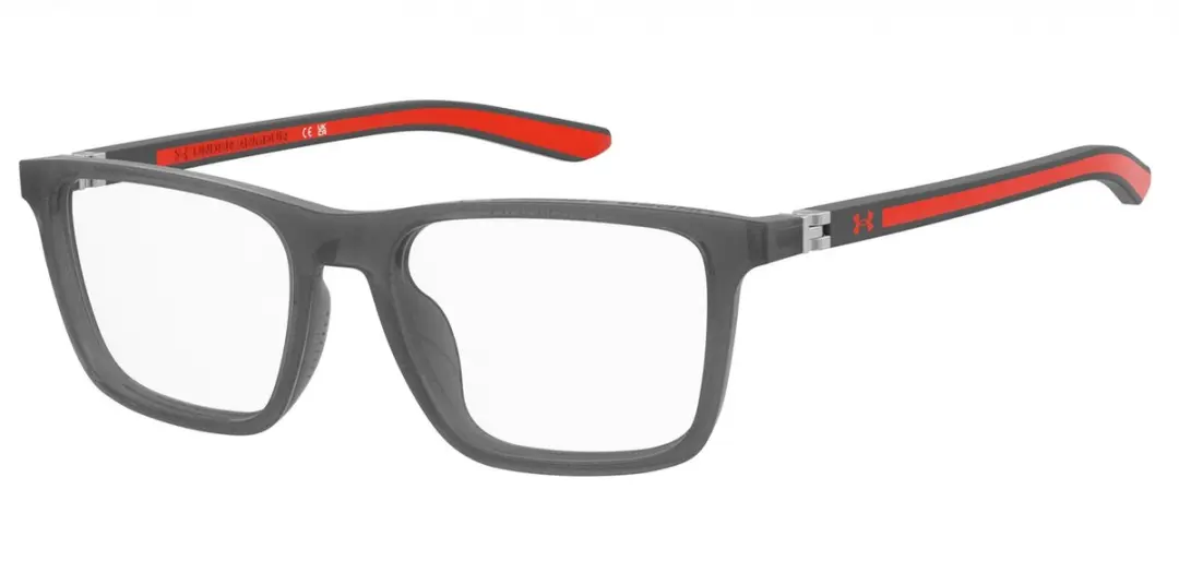 Under Armour UA 9017 Grey red 49/16/130 Jongen Brilmonturen
