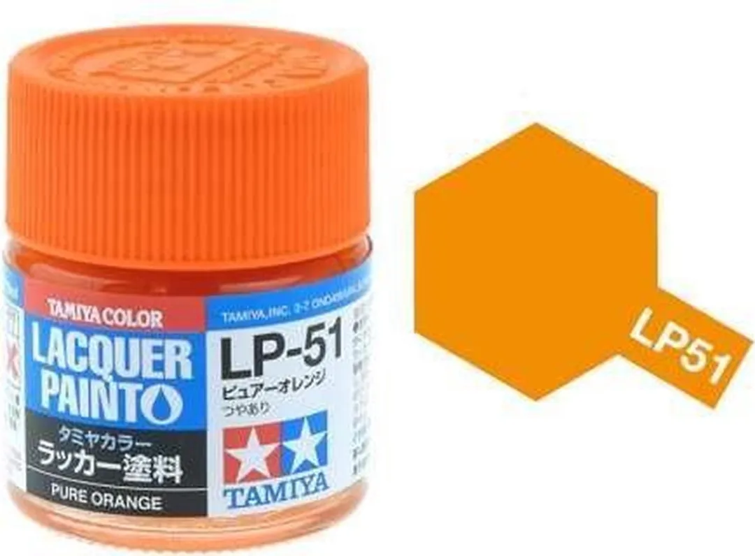 Tamiya Hobbyverf Olieverf LP-51 Pure Orange - 10ml